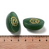 Natural Green Aventurine Oval Display Decorations G-F774-01A-3