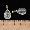 Natural Quartz Crystal Pendants G-Q005-02G-08-4