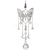 Alloy Butterfly Pendant Decorations HJEW-TA00238-1