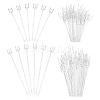 AHADERMAKER 120Pcs 2 Style Fork Shaped Plastic Floral Picks AJEW-GA0003-92-1