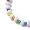 Acrylic & Colorful Glass Seed Braided Bead Bracelets BJEW-JB10340-3
