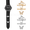 2 Sets 2 Colors Alloy Watch Band Clasps FIND-FH0009-39-1