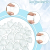 48Pcs 6 Styles Transparent Heart Glass Cabochons GGLA-FS0001-07-3
