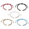 Polyester Braided Bead Bracelet Making AJEW-JB01250-1