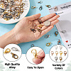 120Pcs 8 Colors Zinc Alloy Lobster Claw Clasps FIND-BT0001-22-6