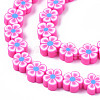 Handmade Polymer Clay Bead Strands CLAY-N011-48A-08-3