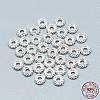 925 Sterling Silver Granulated Spacer Beads STER-T002-73S-3