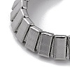 Non-Tarnish 304 Stainless Steel Rectangle Link Chain Bracelets for Women Men BJEW-Q343-09P-2