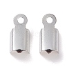 304 Stainless Steel Folding Crimp Ends X-STAS-F040-45-S-1
