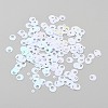 250Pcs Iridescent PVC Paillette/Sequin Links PVC-WH2004-01O-1