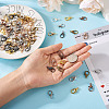 120Pcs 8 Colors Zinc Alloy Lobster Claw Clasps FIND-BT0001-22-8
