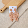 Acrylic Dangle Stud Earrings WG85C5B-04-1