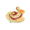 Alloy Enamel Pendants ENAM-A143-10KCG-02-3