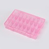 Plastic Removable Bead Containers CON-WH0070-84D-1