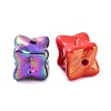 UV Plating Opaque Acrylic Beads X1-OACR-Z013-27-2