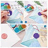 20Pcs 10 Colors Adhesive Wax Seal Stickers DIY-TA0003-46-14