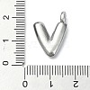 Anti-Tarnish 304 Stainless Steel Pendants STAS-U033-02P-V-3