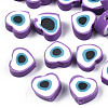 Handmade Polymer Clay Beads X-CLAY-T019-08D-1