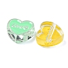 Transparent Acrylic Enamel Beads OACR-G039-12-2