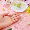 28Pcs 7 Colors Acrylic Bead Caps for Wind Chimes Making TACR-TA0001-70-6