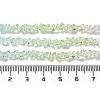 Transparent Glass Bead Strands GLAA-H023-03J-5