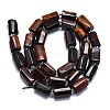 Natural Red Tiger Eye Dyed & Heated Beads Strands G-K245-I01-D01-2