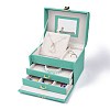 PU Leather Jewelry Organizer Box CON-P012-04B-5