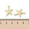 Brass Connector Charms KK-U047-01G-3