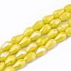 Electroplate Glass Beads Strands EGLA-S194-02A-01-3