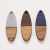 Resin & Walnut Wood Pendants RESI-S358-18-1