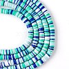 Handmade Polymer Clay Beads Strands CLAY-R089-6mm-T02B-14-6