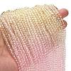 Transparent Painted Glass Beads Strands X1-DGLA-A034-T4mm-A25-2