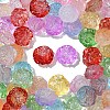 140Pcs 14 Styles Frosted Acrylic Beads MACR-YW0003-02-2