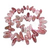 Synthetic Strawberry Quartz Beads Strands G-G106-J06-01-2