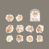 10Pcs 10 Style Paper Scrapbook Stickers LS-DIY-I113-05D-1