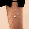 Alloy Plastic Pearl Sexy Elastic Multilayer Tassel Leg Chain WGC4A64-02-1