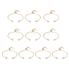 Rack Plating Adjustable Brass Slider Bracelets YS-TAC0001-14G-20