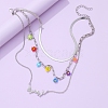 Alloy Layered Necklaces PW-WG54D25-01-2