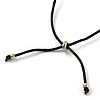 Adjustable Polyester Cord Slider Bracelets BJEW-H540-A04-G-3