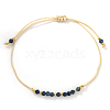 Natural stone and copper bead handmade bracelet VA8051-9-1