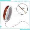 Round Copper Jewelry Wire CWIR-S002-0.5mm-M-4