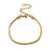 304 Stainless Steel Link Chain Bracelets for Women BJEW-A158-02D-G-4
