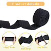 9.4 Yards Flat Polyester Elastic Cord/Band EC-HS0001-01B-4