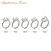 Adjustable Brass Ring Findings KK-WH0062-40P-4