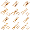 6 Styles Brass Watch Band Clasps KK-BBC0024-21G-7