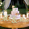 3Pcs 3 Styles Wooden Word Display Decorations AJEW-WH0270-177-5