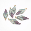 MIYUKI & TOHO Handmade Japanese Seed Beads Links SEED-E004-B15-2