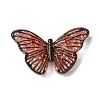 Spray Painted Resin Decoden Cabochons LS-RESI-C045-07C-1