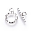 Non-Tarnish 304 Stainless Steel Toggle Clasps LS-STAS-I120-61B-P-1