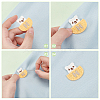 MAYJOYDIY US 36Pcs 6 Styles Polyester Iron on/Sew On Patches PATC-MA0001-03A-5